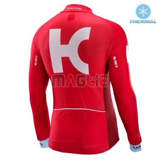 Maglia Katusha manica lunga 2016 bianco e rosso